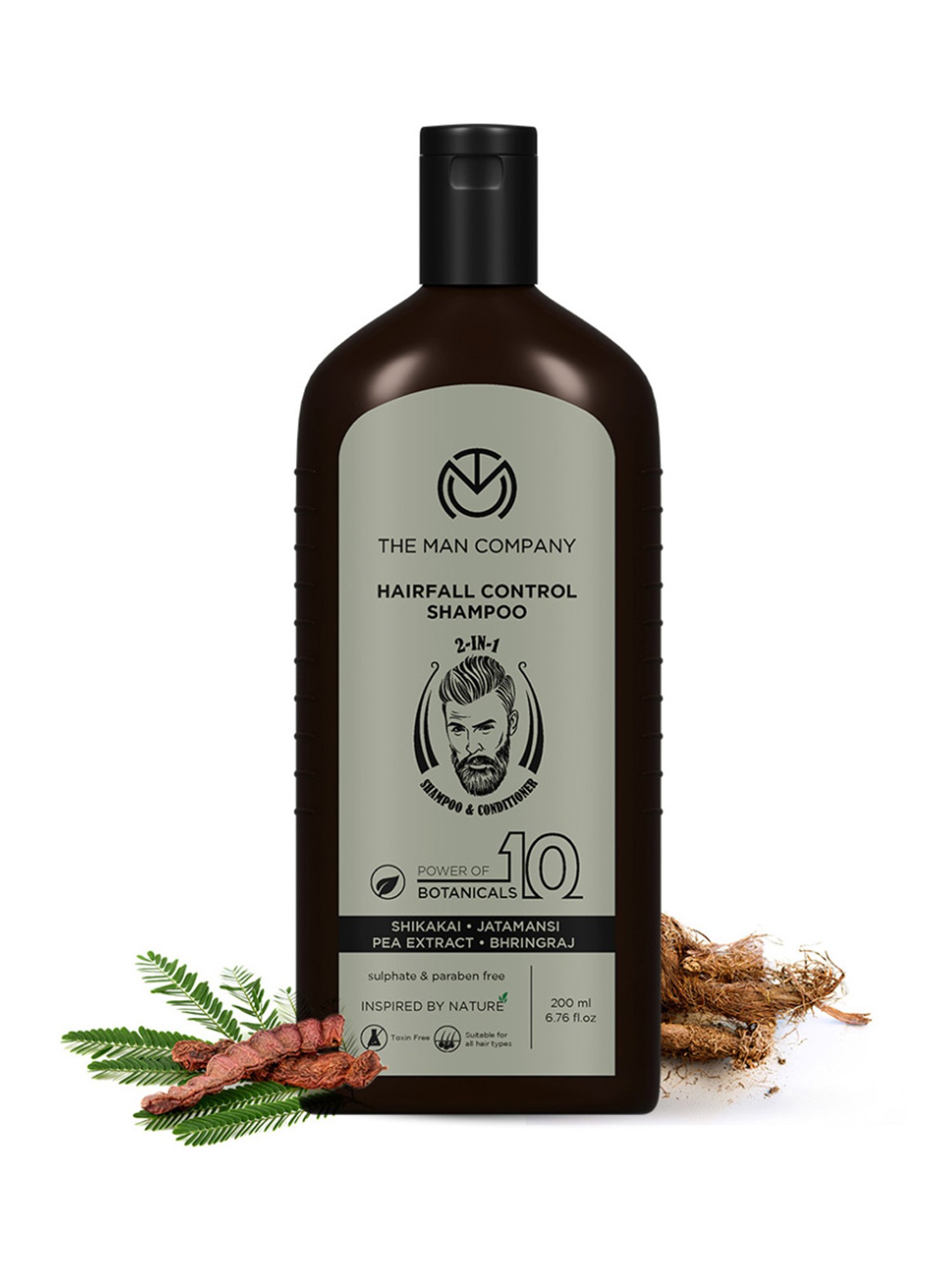 The Man Company Hairfall Control Shampoo 2-in-1 Shampoo & Conditioner - 200 ml