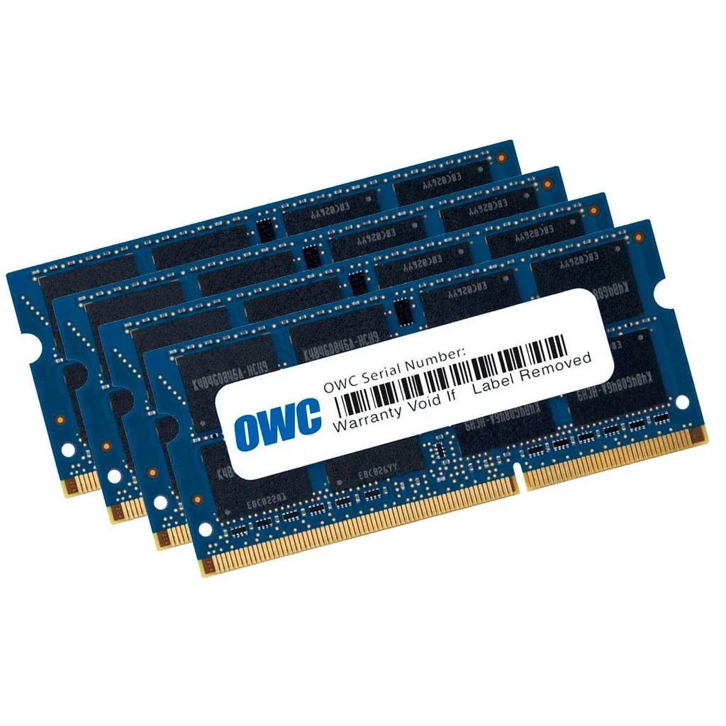 OWC 16GB ( 4x4GB ) PC3-10600 DDR3 1333MHz SODIMM 204 Pin Memory Upgrade Kit For Mid 2010/2011 21.5" & 27" iMac (except 3.2GHz i3 Model). Model OWC1333DDR3S16S
