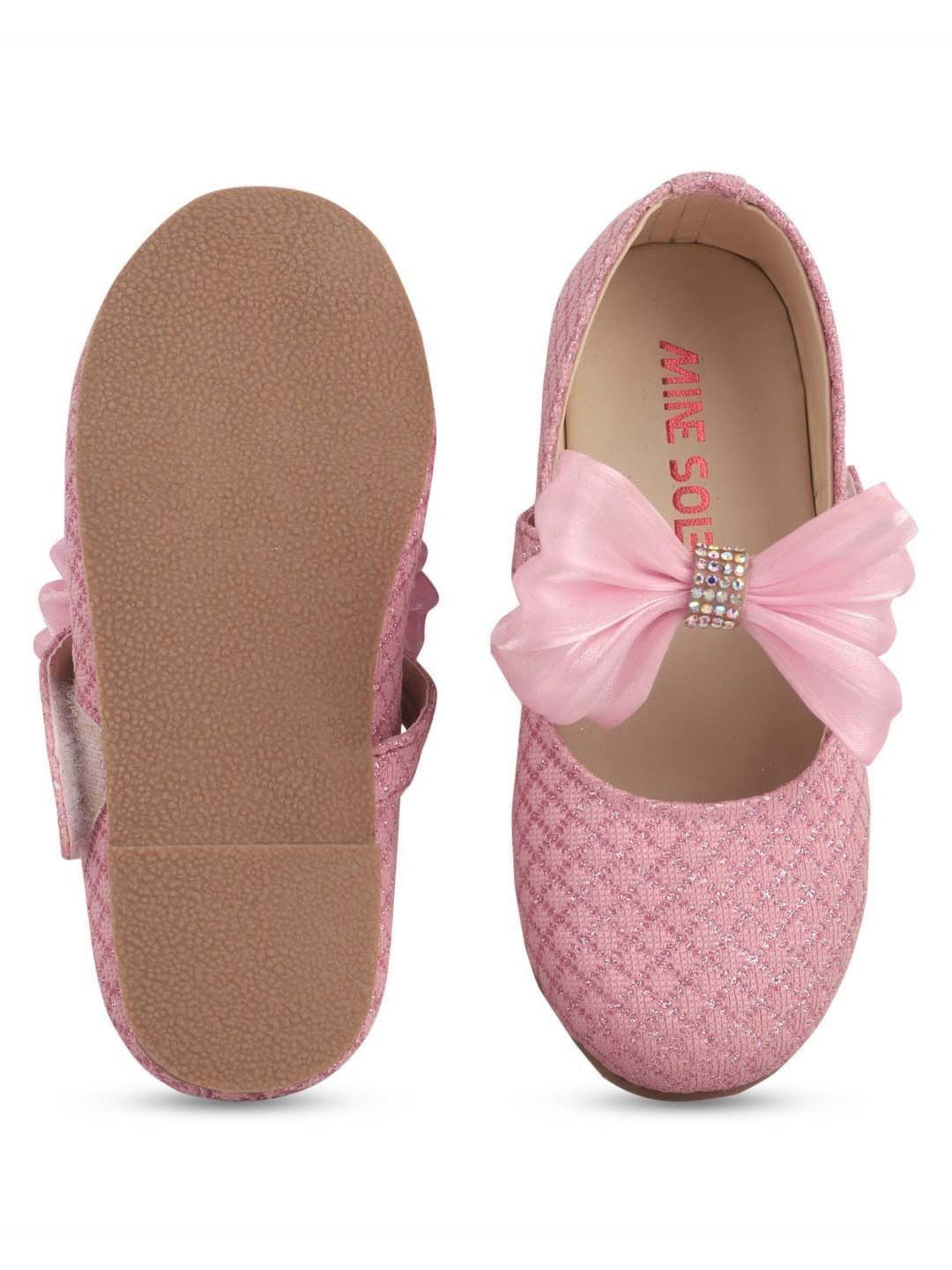 Minesole Kids Pink Mary Jane Shoes