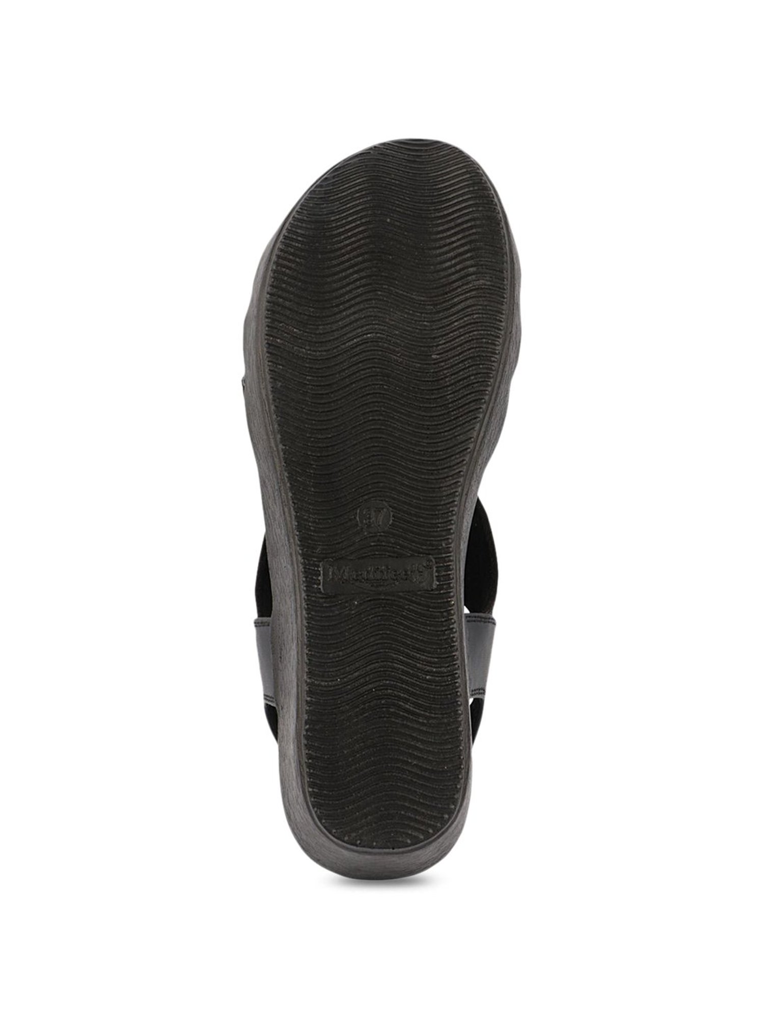 MediFeet Women's Black Sling Back Wedges