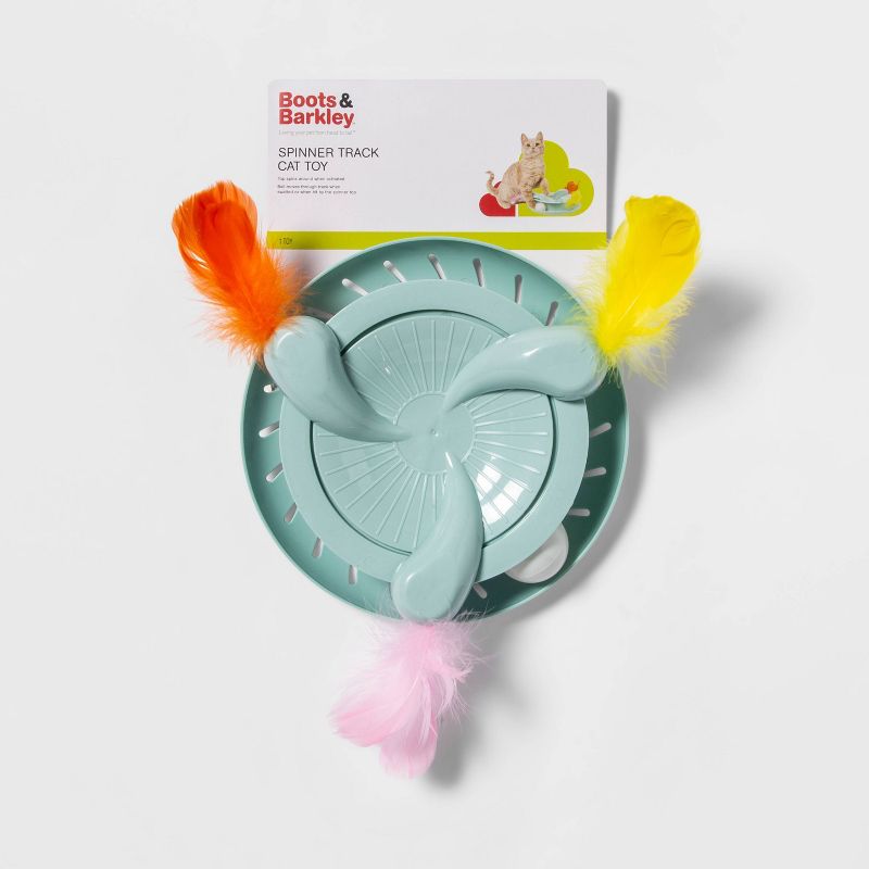 Ball Track Cat Spinner Toy - Teal - Boots & Barkley™