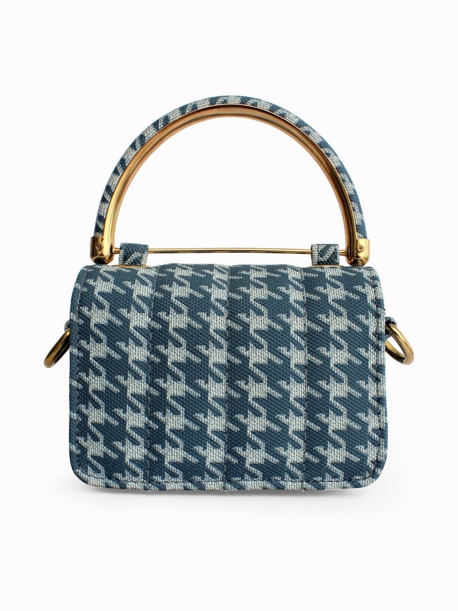 Modern Myth Nano Blue Printed Small Mini Box Bag