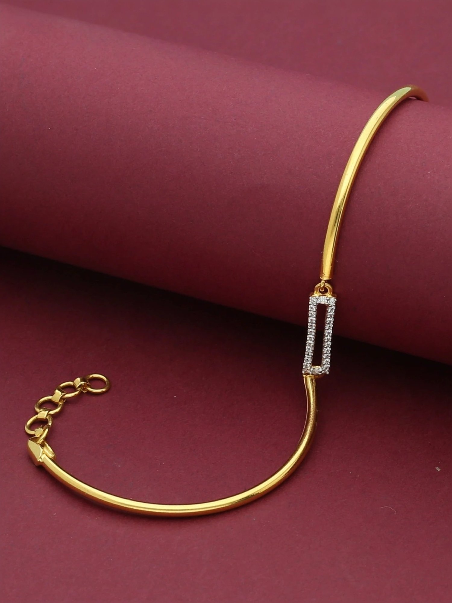 PC Jeweller Piyasha 22 kt Gold Mangalsutra Bracelet