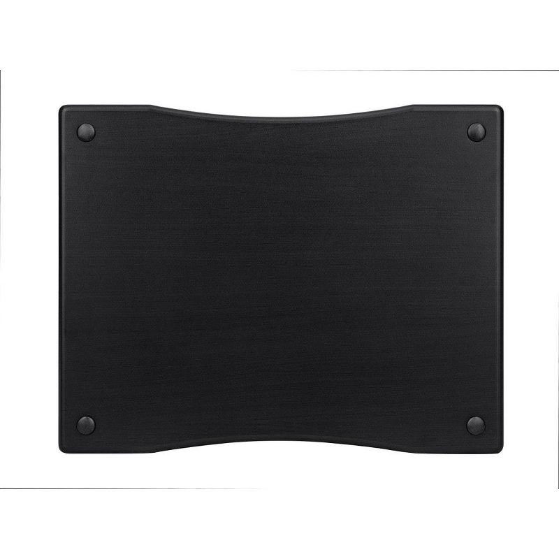 Monolith 4 Tier Audio Stand XL - Black, Open Air Design, Each Shelf Supports Up to 75 lbs., Perfect Way to Organize AV Components