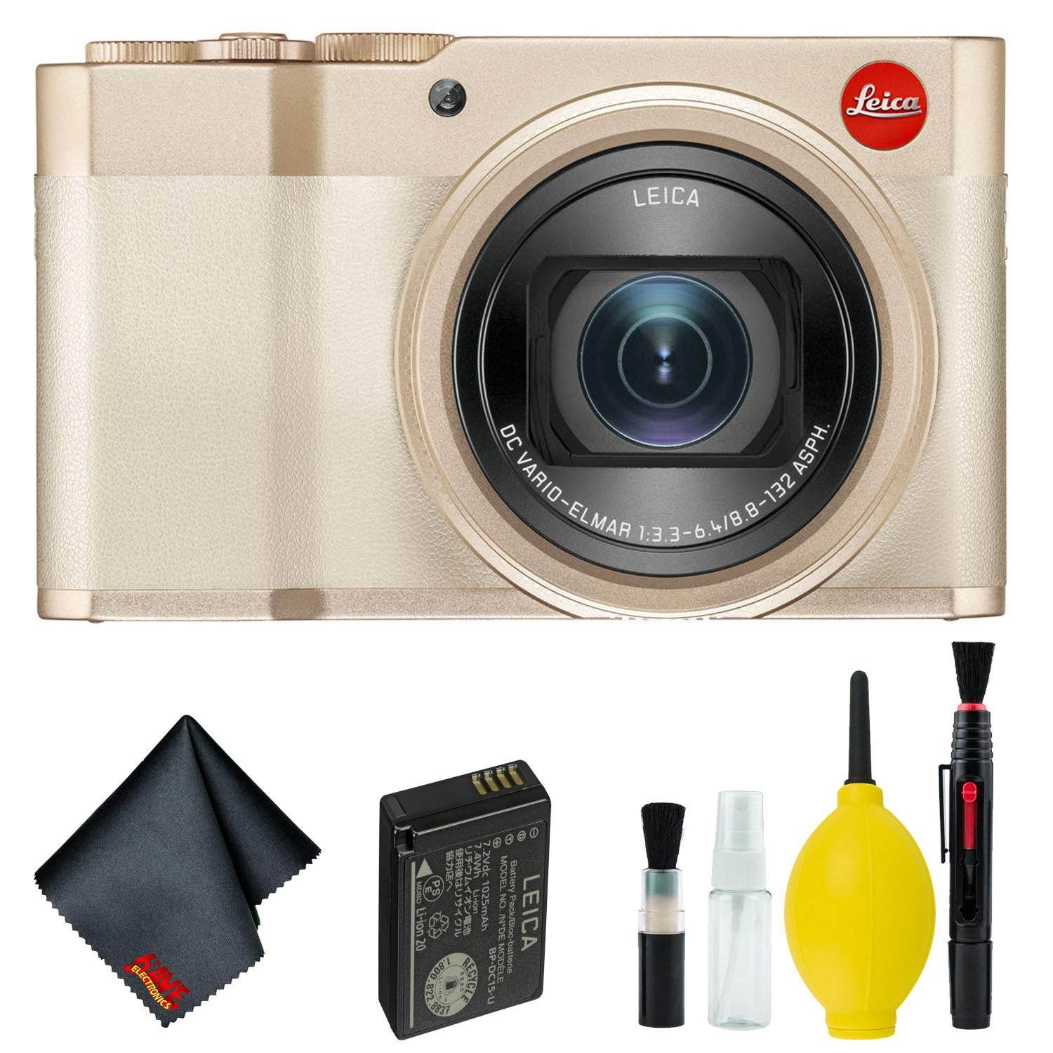 Leica C-Lux Digital Camera (Light Gold) Basic Kit