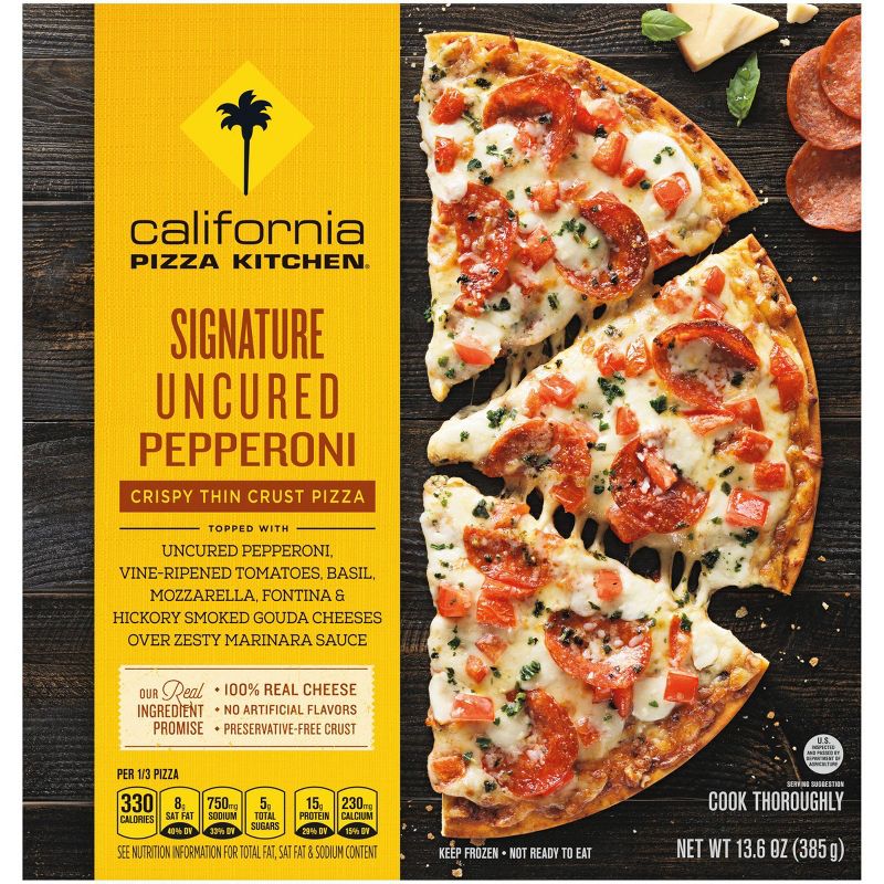 California Pizza Kitchen Crispy Thin Crust Signature Pepperoni Frozen Pizza - 13.6oz