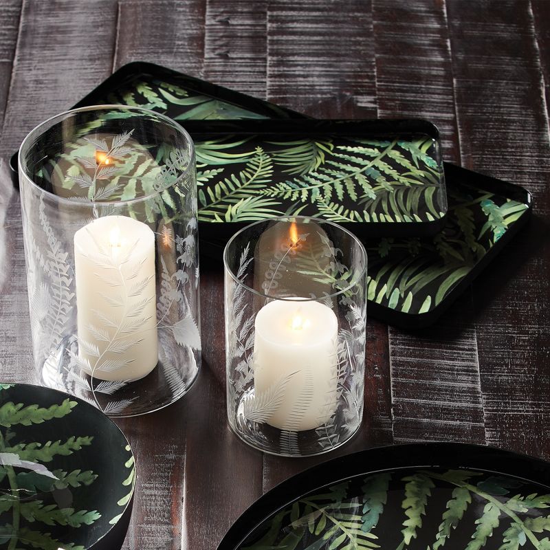 Plum & Post Garden Fern Rectangular Trays, S/2