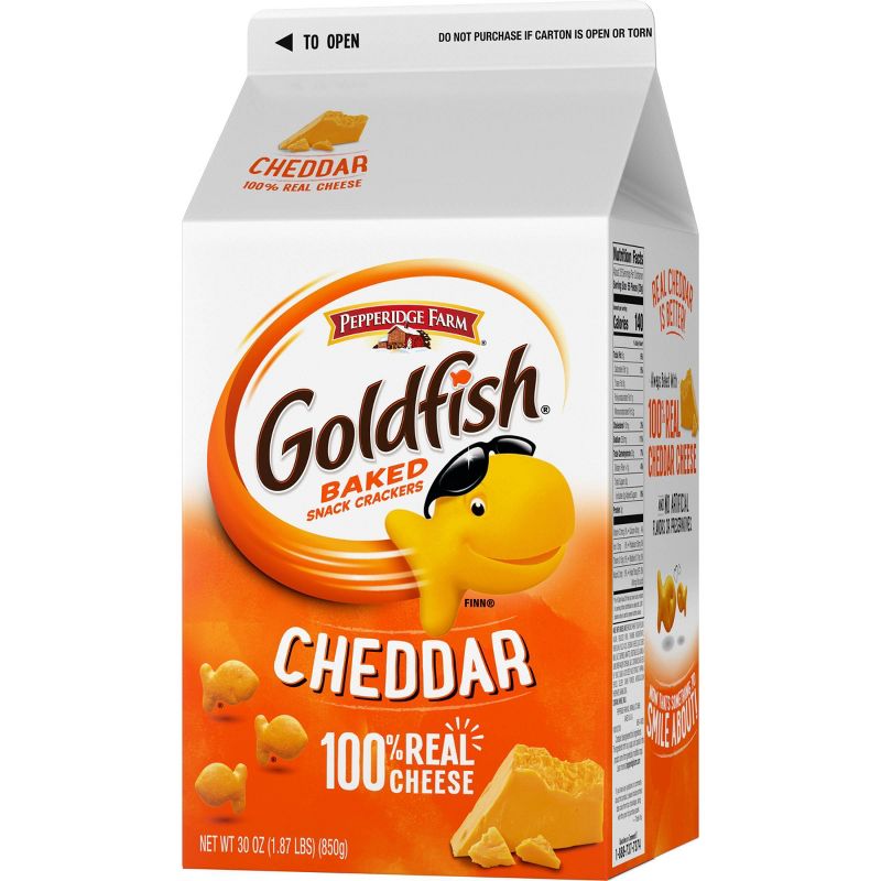 Pepperidge Farm Goldfish Cheddar Crackers - 30oz Carton