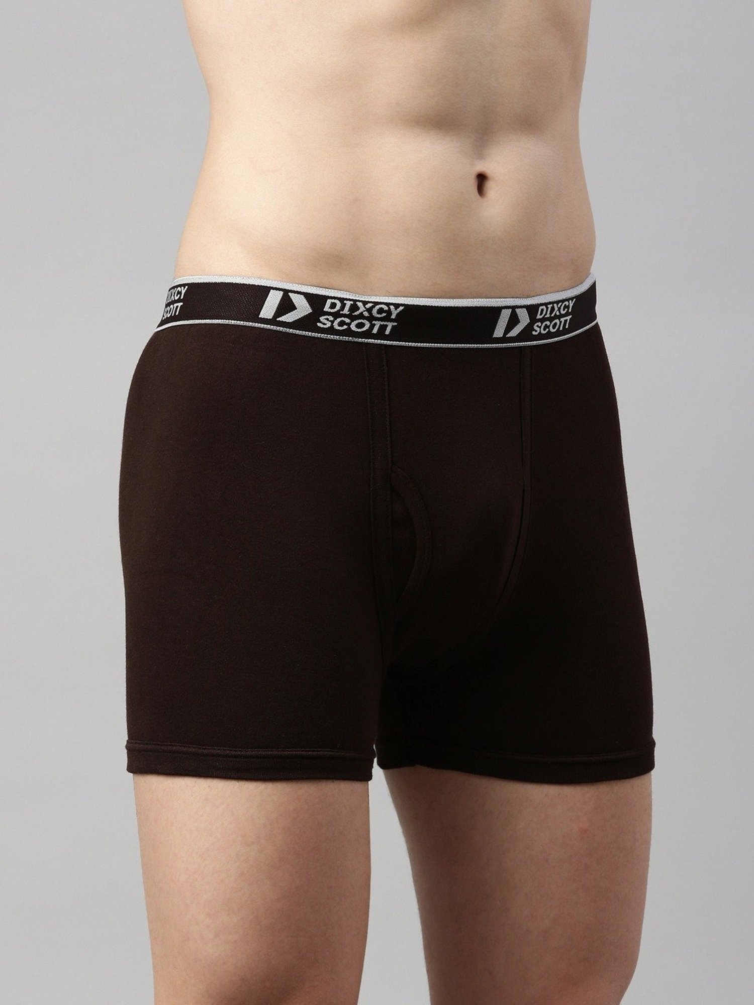 Dixcy Scott Originals Multi Cotton Regular Fit Trunks - Pack Of 3