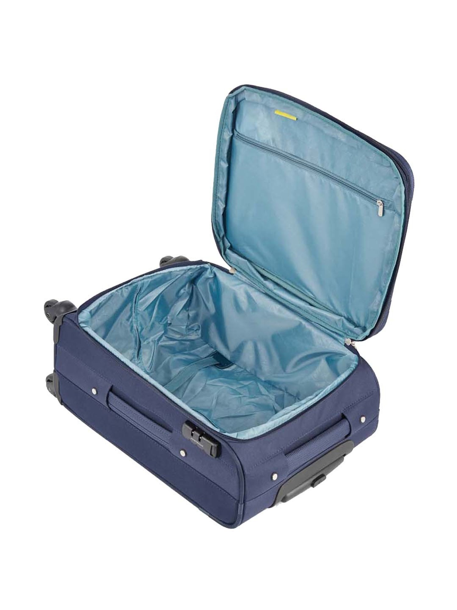 Aristocrat Navy Small Soft Cabin Trolley - 37 cm