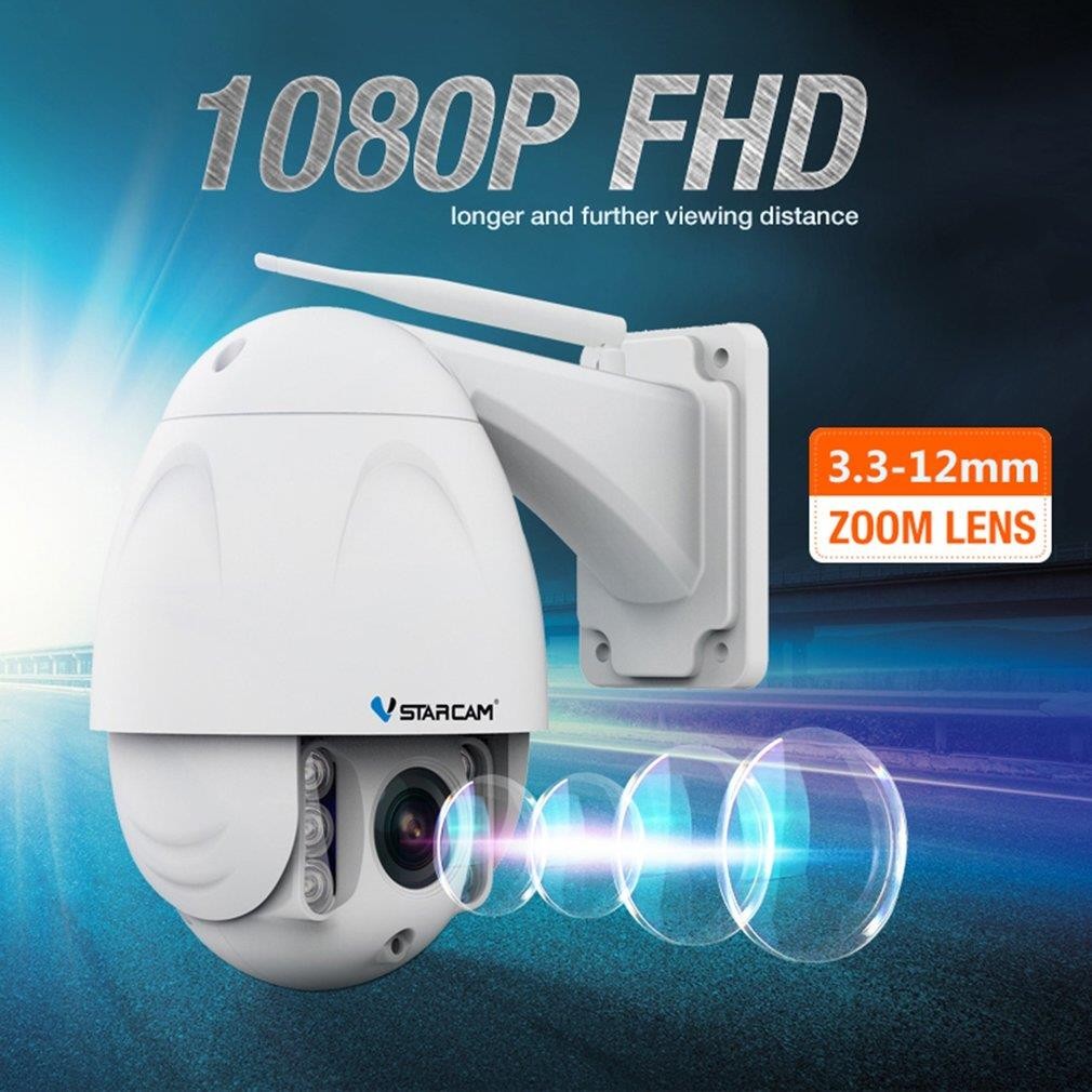 VStarcam C34S-X4 HD 1080P Waterproof Indoor Outdoor Security Camera 4X Zoom