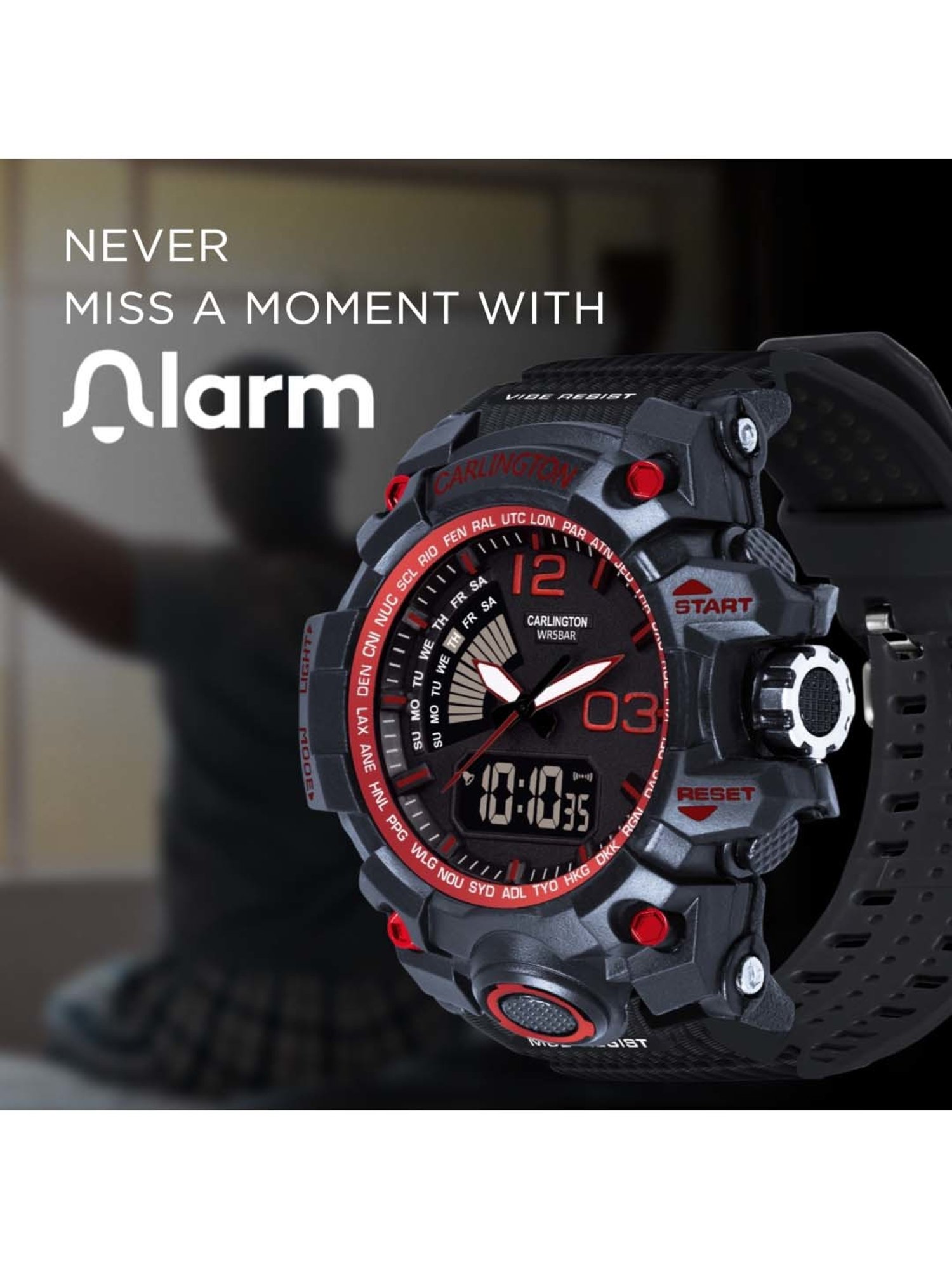 CARLINGTON Endurance 3366 Analog-Digital Watch for Men