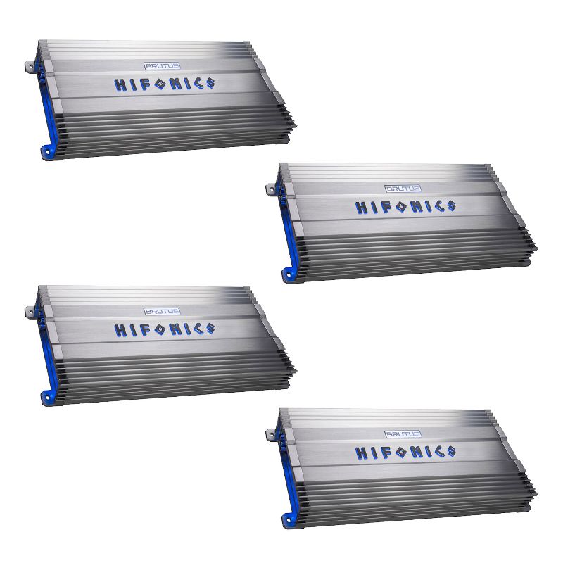 Hifonics BG-1600.4 Brutus Gamma 4 Channel 1600W Car Audio Subwoofer Amplifier (4 Pack)