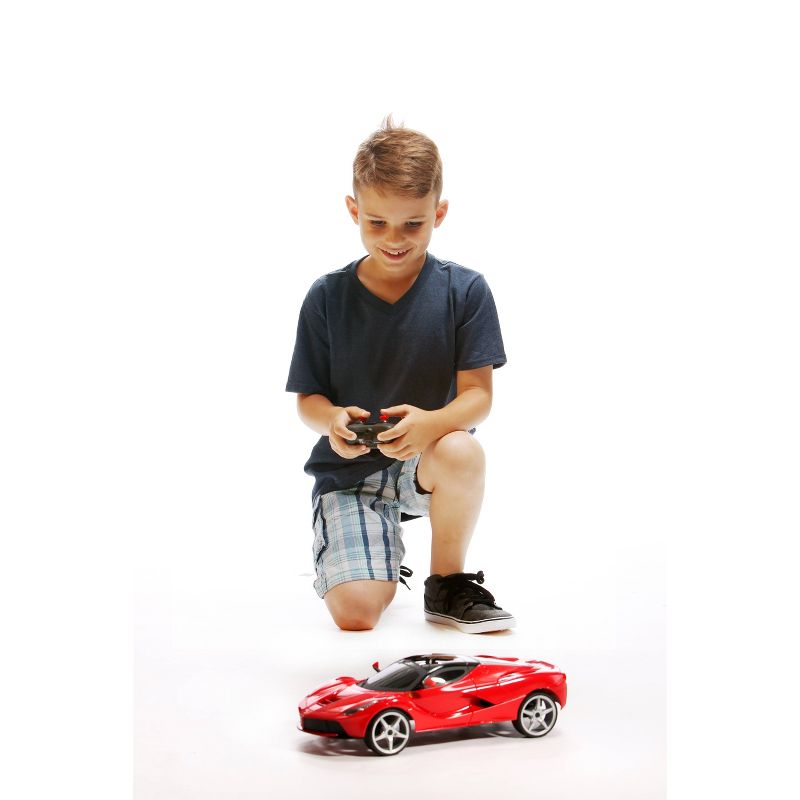 New Bright Full Function RC Chargers - La Ferrari - Red 1:12