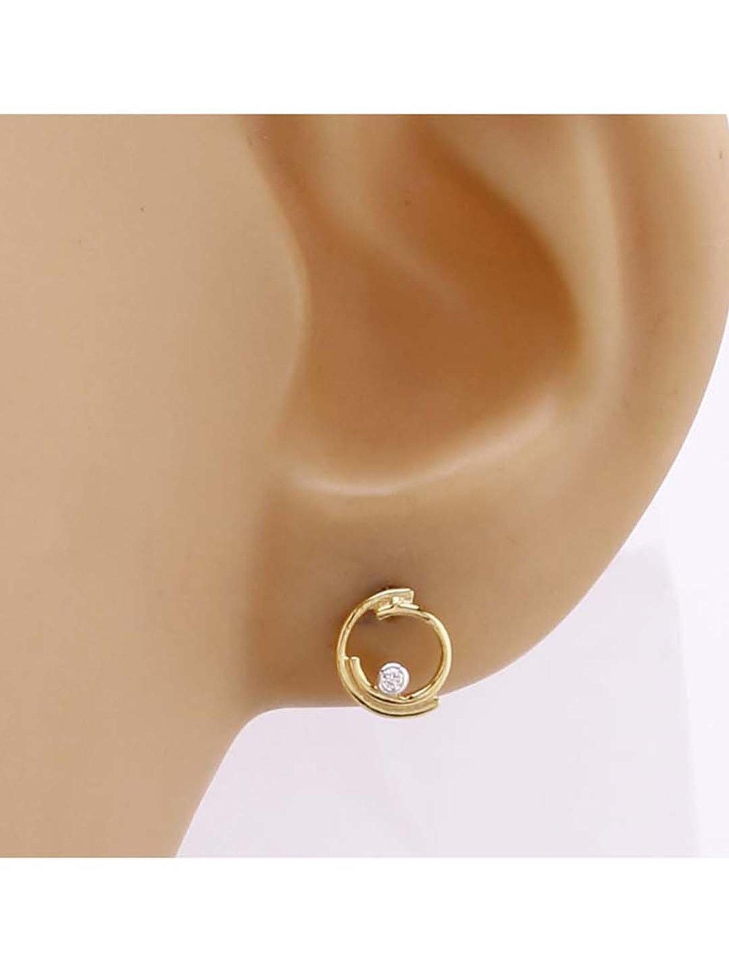 Waman Hari Pethe Jewellers 18k Gold & Diamond Earrings for Women