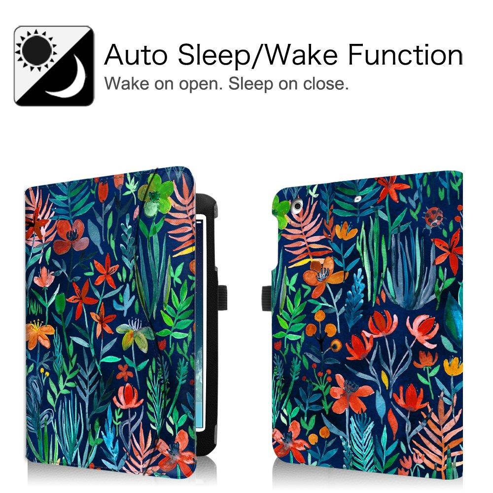 Fintie iPad Mini/Mini 2 / Mini 3 Case [Corner Protection] - [Multi-Angle Viewing] Folio Smart Stand Protective Cover w/Pocket, Auto Sleep/Wake for Apple iPad Mini 1 / Mini 2 / Mini 3, Jungle Night