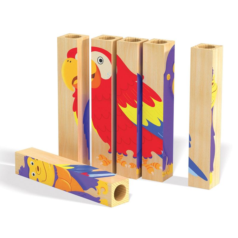 Quercetti Jungle Wooden Puzzle - 4pk