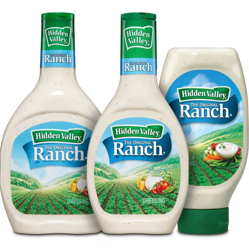 Hidden Valley Easy Squeeze Original Ranch Salad Dressing & Topping, Gluten Free, Keto-Friendly - 20fl oz