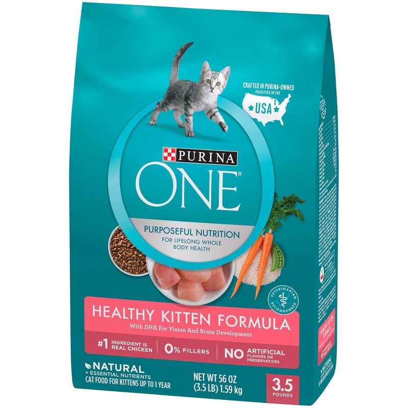Purina ONE Healthy Kitten Formula Premium Dry Cat Food - 3.5lbs