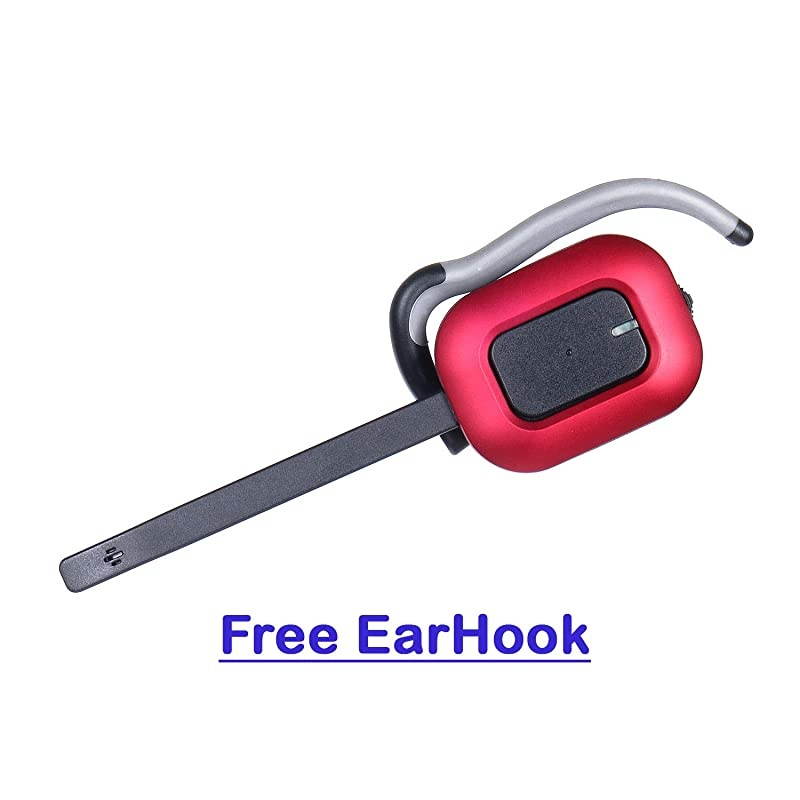 Wireless Headset Compatible with Polycom VVX300 VVX310 VVX400 VVX410 Desk Office Phone Call Center Wireless Headset with Polycom EHS Cord Bundle as Polycom Wireless Headset