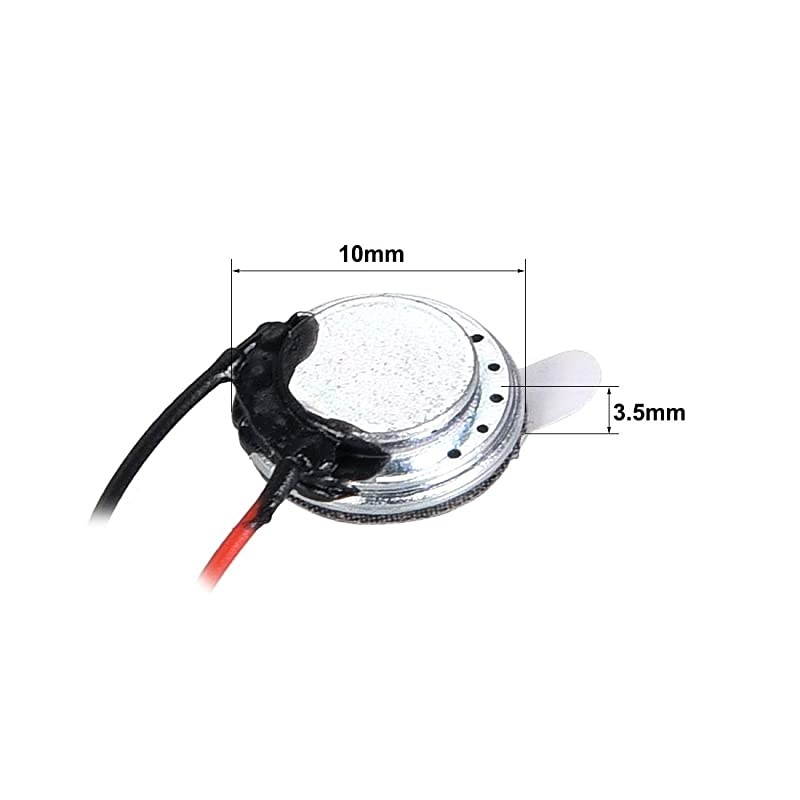 0.5W 8 Ohm Mini DIY Speaker 10mm Round Shape Replacement Loudspeaker
