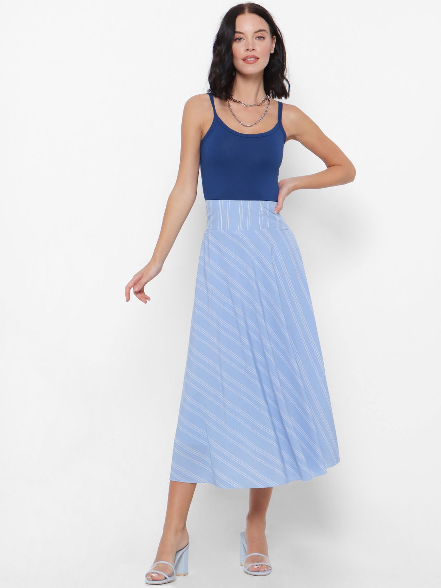 Forever 21 Blue Cotton Camisole