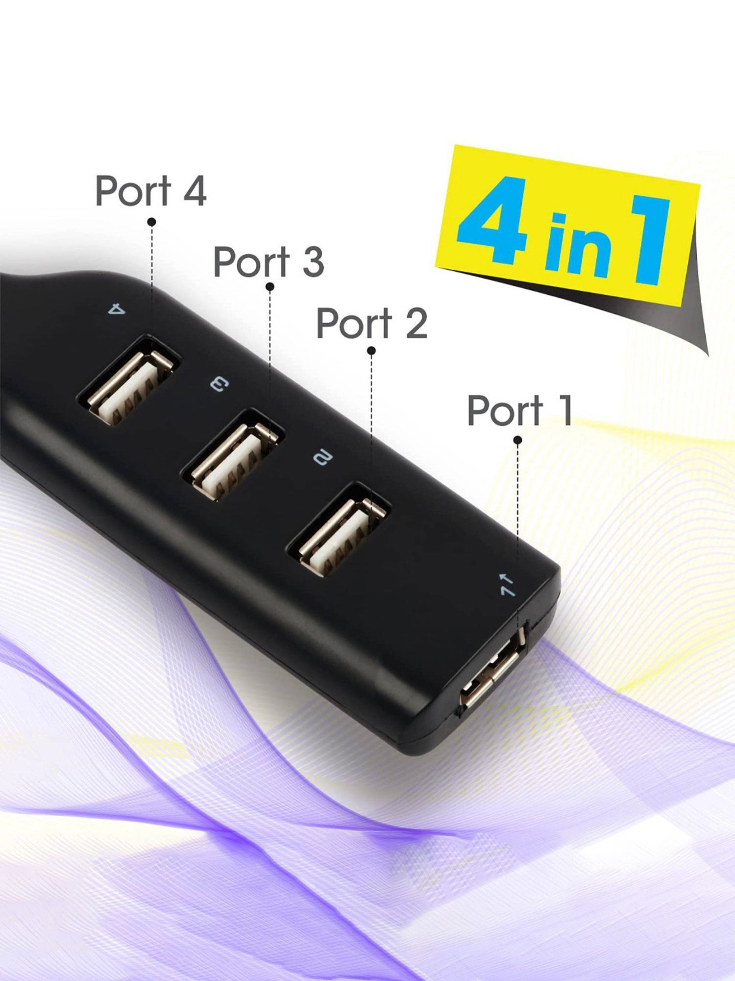 Zebronics K20 Wired Keyboard and Mouse Combo with 90HB USB HUB (Black)