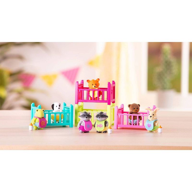 Li'l Woodzeez Baby Animal Toy Set with Accessories – Babeez Surprise