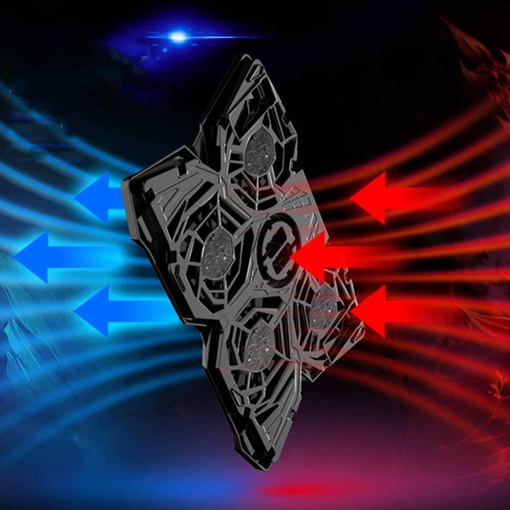 Universal Gaming Laptop Cooling Pad with 4 Fan Notebook Powerful Air Flow Cooler Laptop Cooling Fan