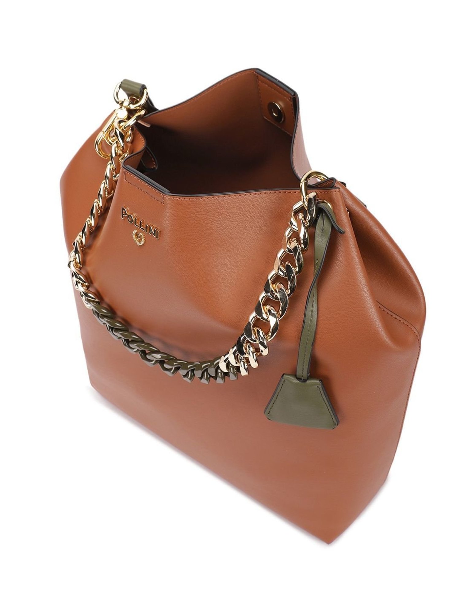 Pollini Brown Large Shoulder Bag