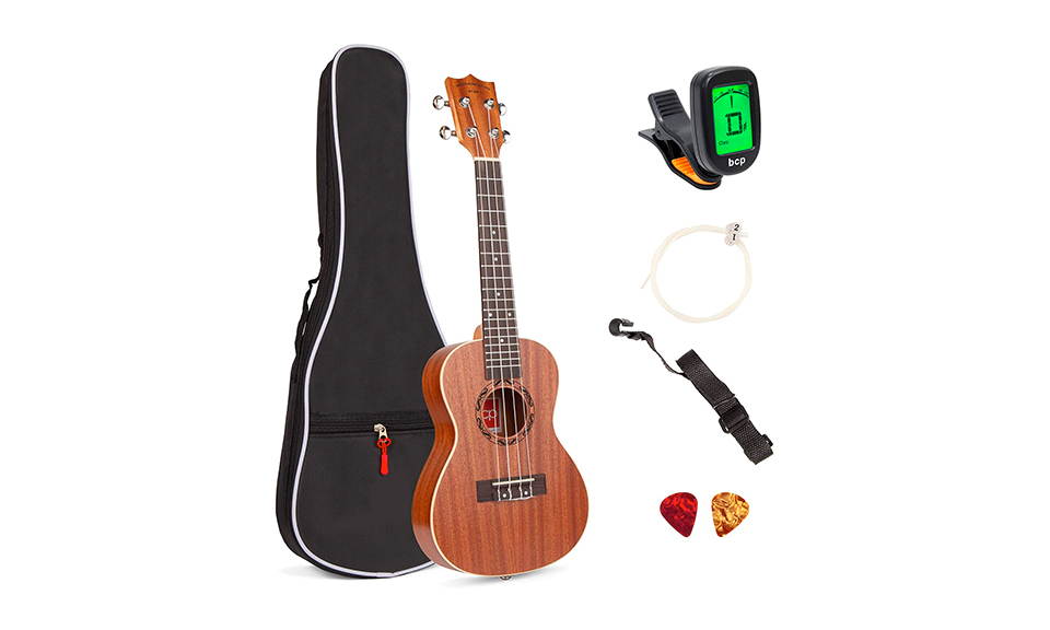 Acoustic Concert Ukulele Starter Kit