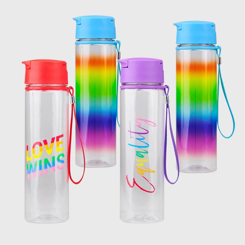 4ct 30oz Water Bottle Rainbow - Bullseye's Playground™