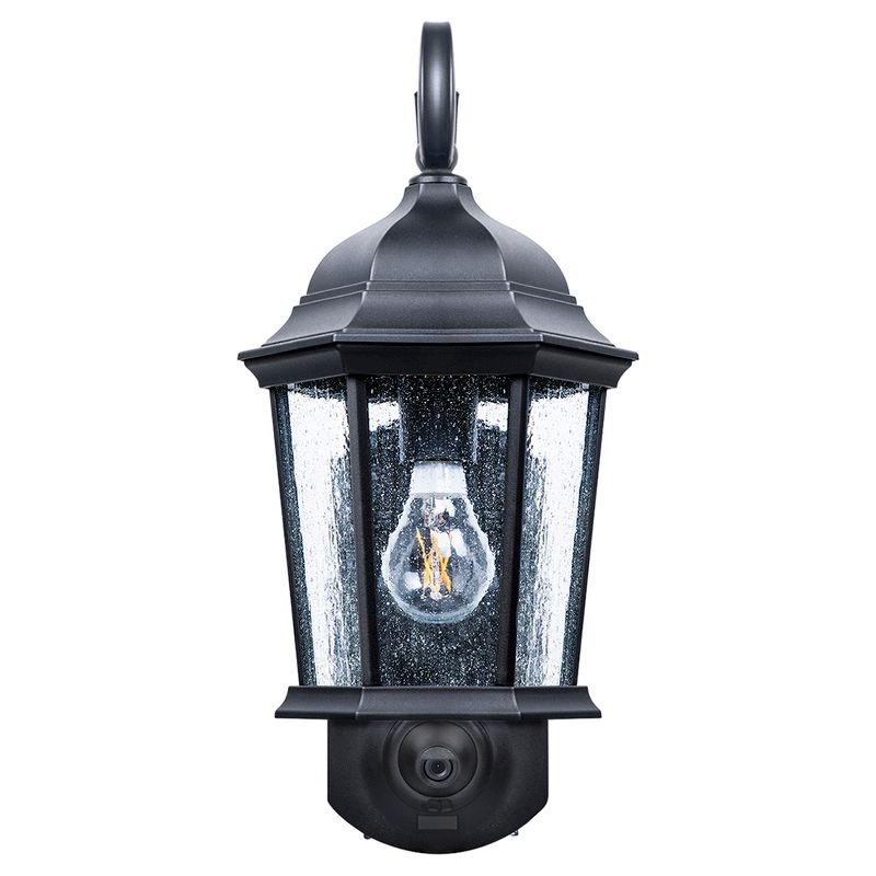 Coach Smart Security LED Outdoor Wall Light Black - Maximus