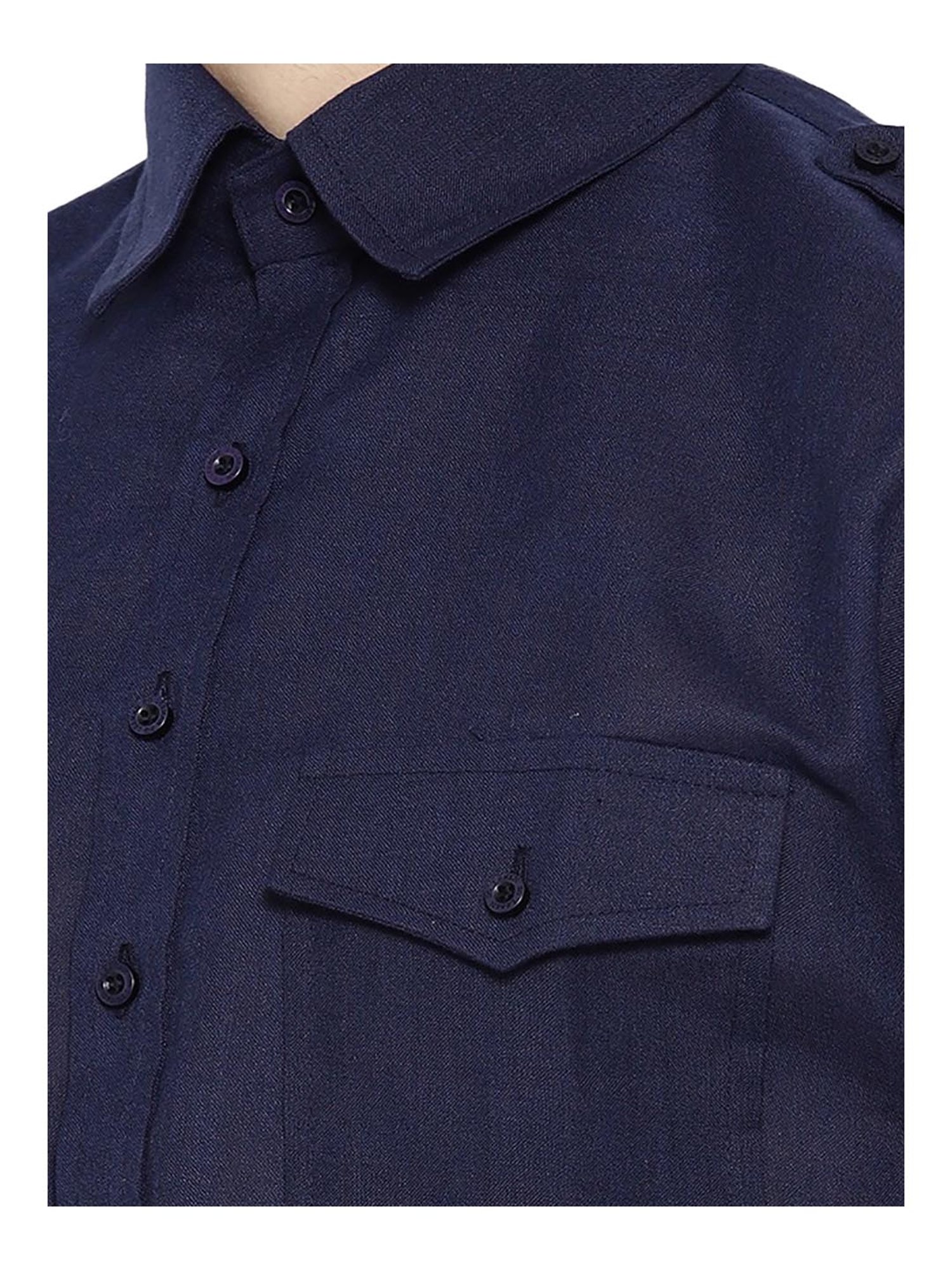 SG LEMAN Navy Kurta Bottom Set