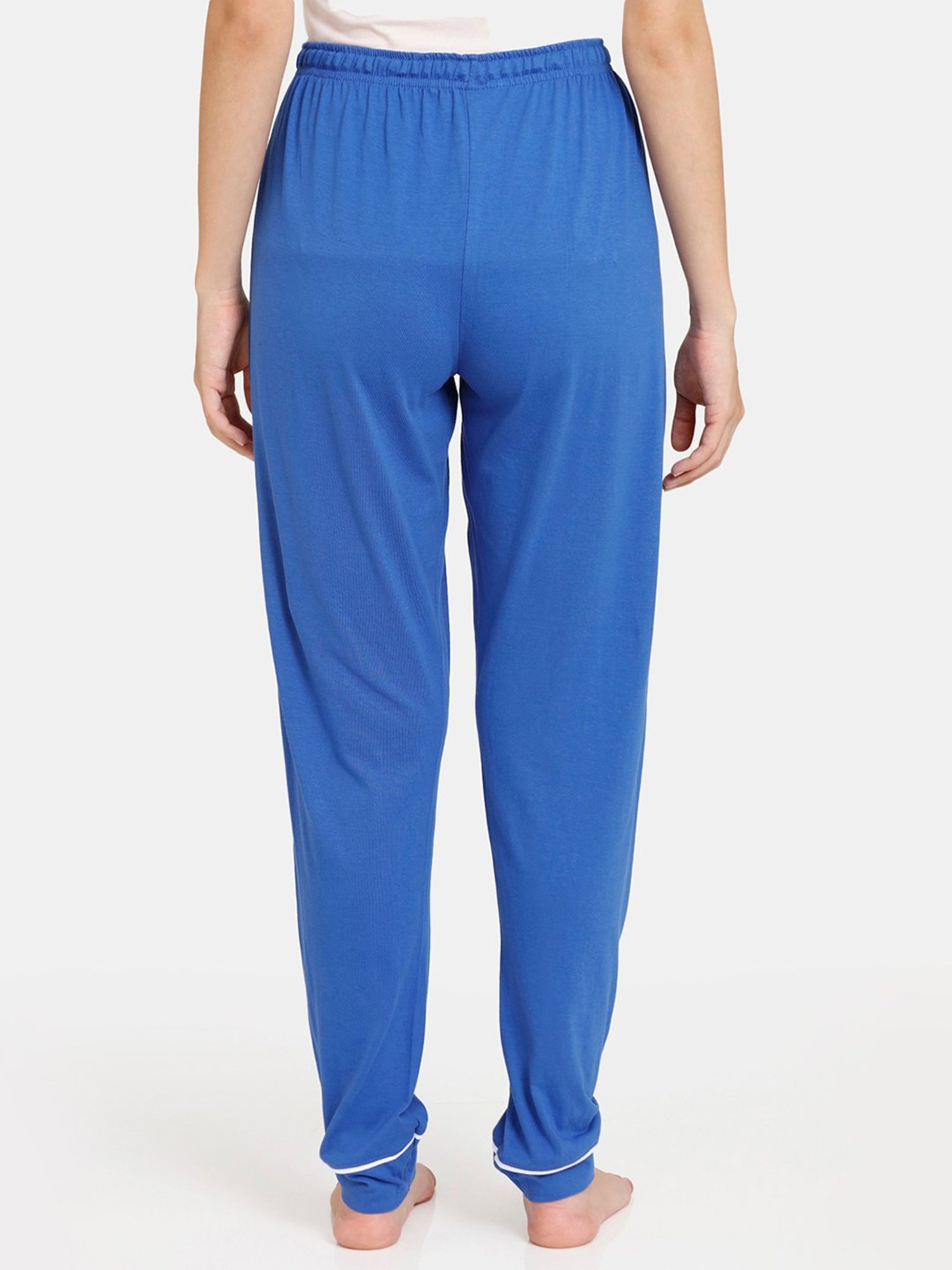 Rosaline by Zivame Blue Printed Pyjamas