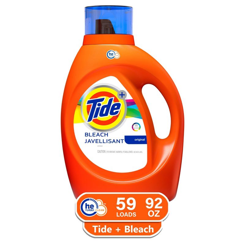 Tide Original Plus Bleach Alternative High Efficiency Liquid Laundry Detergent - 92 fl oz