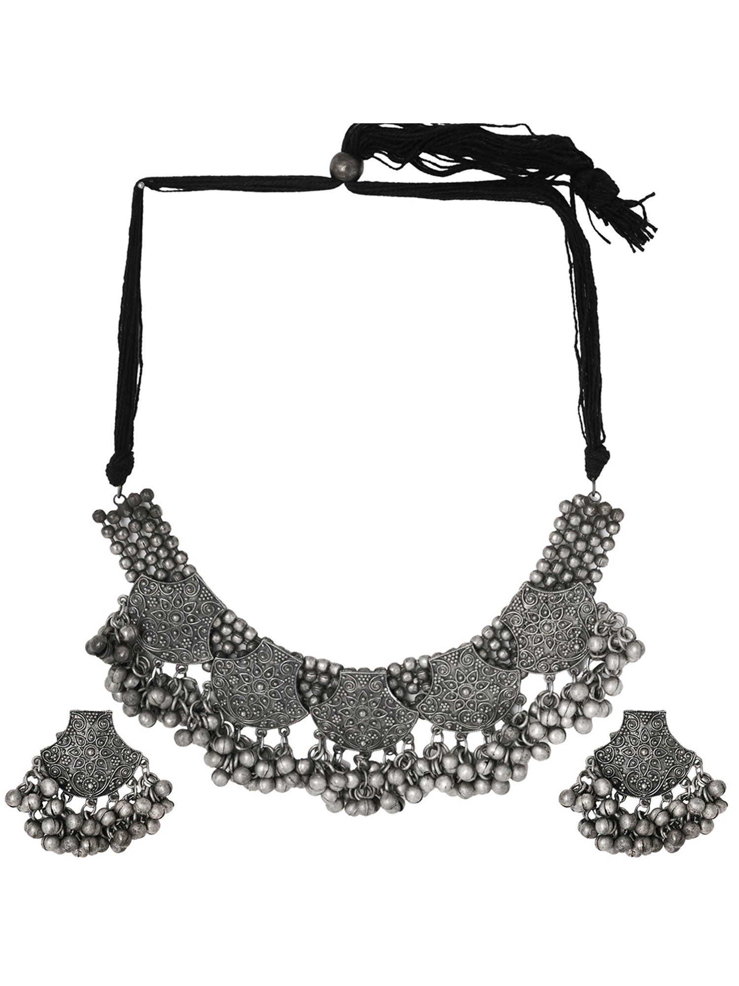 Teejh Ethnic Jiera Princess Necklace Set for Women