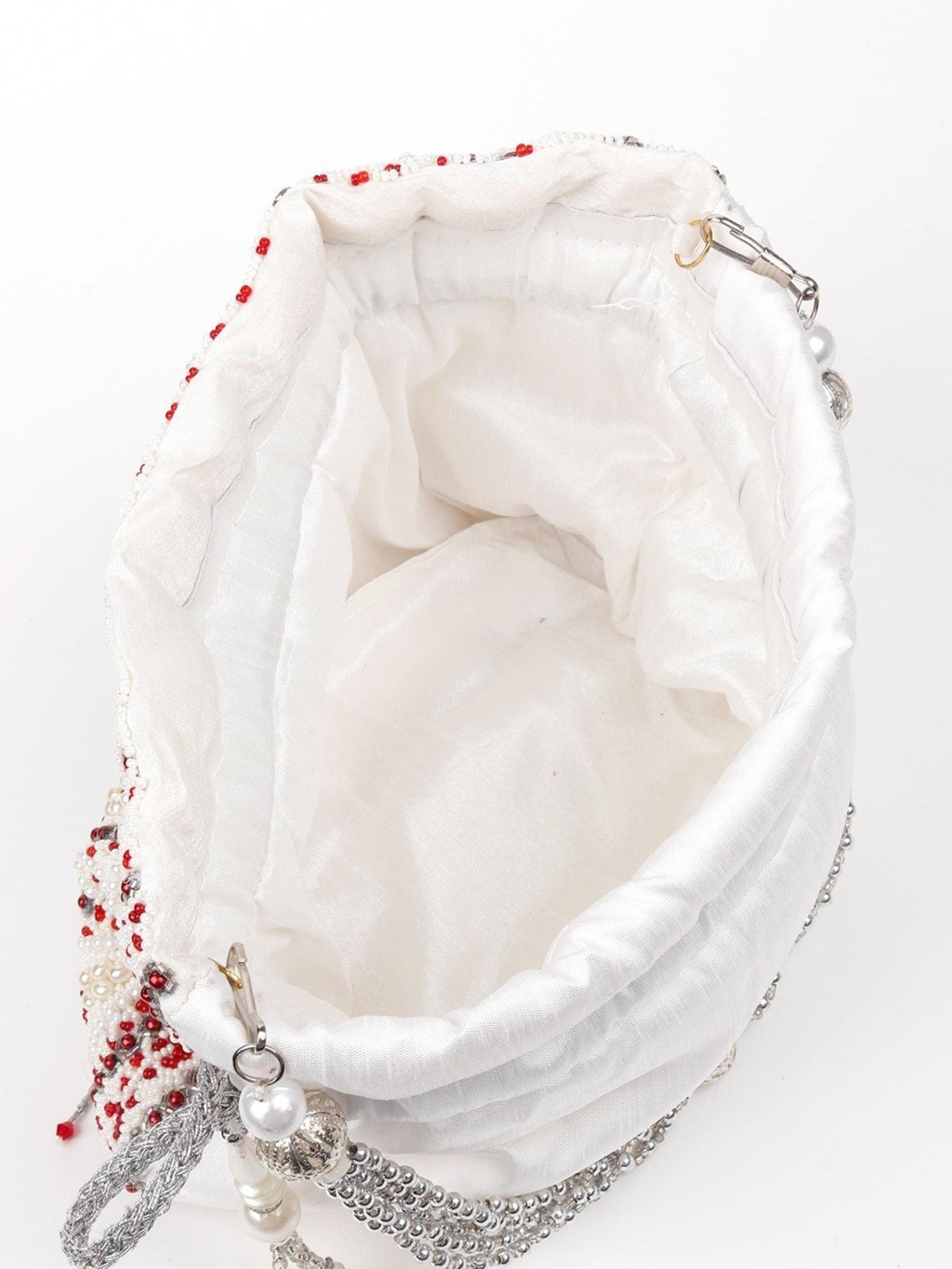 Call It Spring Silver Embellished Potli