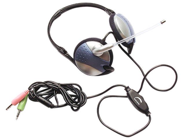 inland 87075 Dynamic Stereo Headset with Volume Control