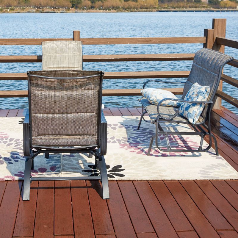 4pc Love seat Glider Patio Seating Set - Patio Festival