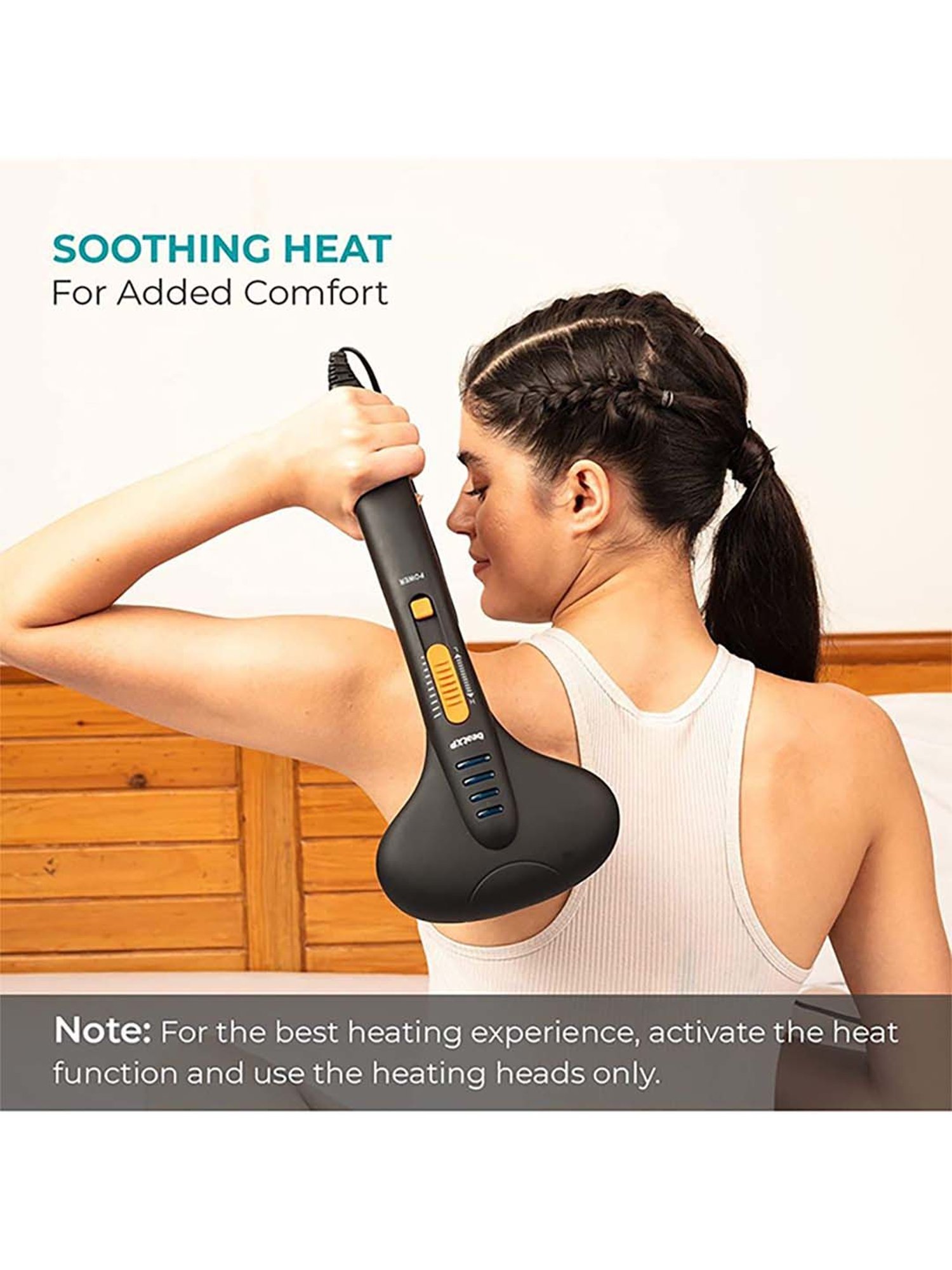 beatXP Thunder Elite Double Headed Hammer Massager (Jade Black)