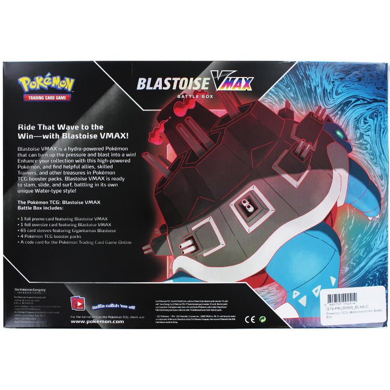 GTS Distribution Pok'emon TCG Blastoise VMAX Battle Box