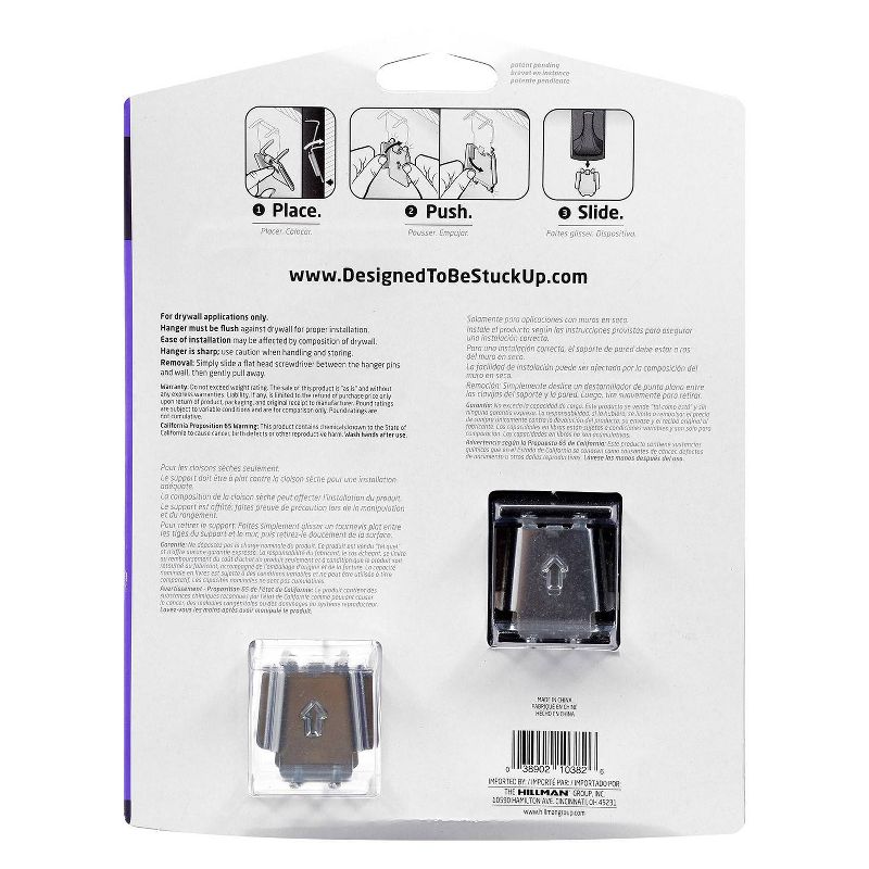 20lb Decorative Hooks Black - High & Mighty