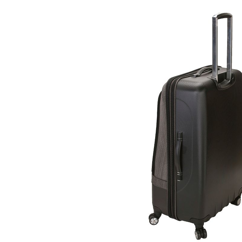 Rockland Milan 3pc Hybrid Eva ABS Luggage Set - Brown