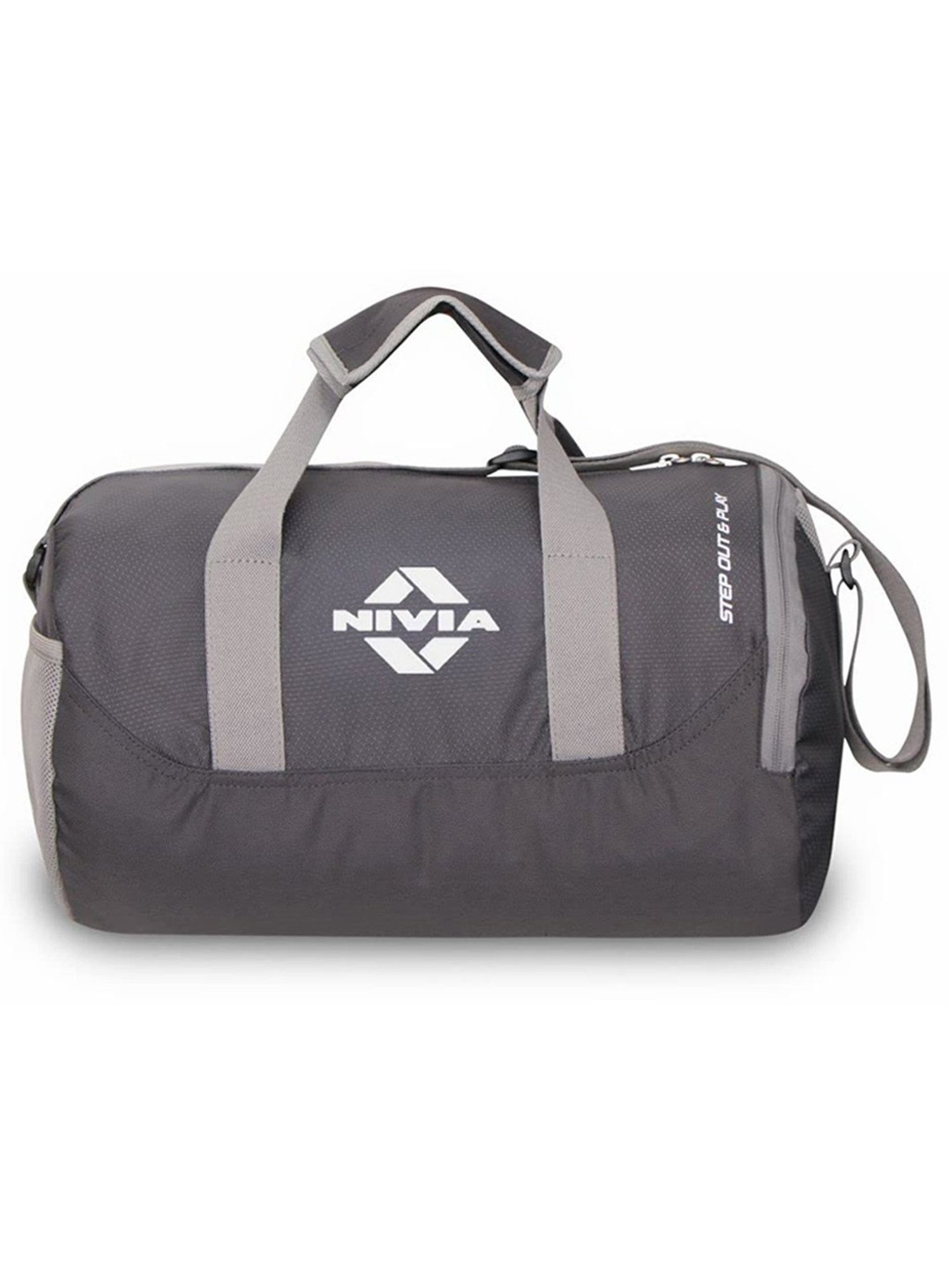 Nivia Beast Gym Bag (Grey) Size - Medium