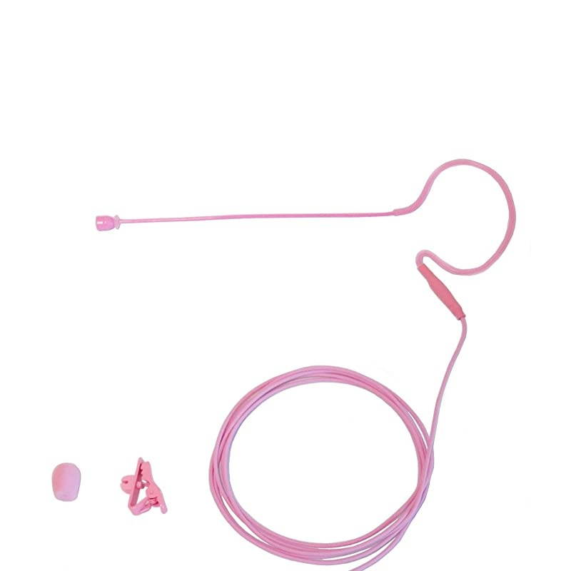 AVL630PKSH4 Replacement Earhook Headset Microphone for Shure Pink Color