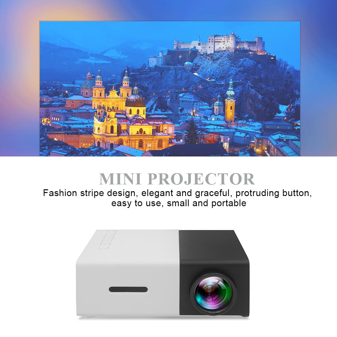 HD Portable Mini LED Home Projector