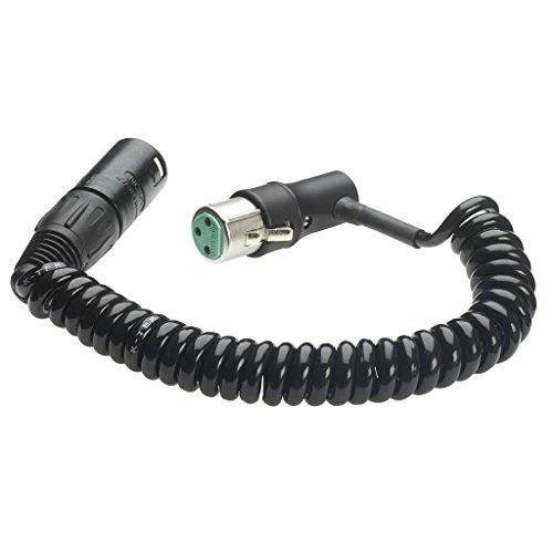 K-Tek K4NK 4in Coiled Microphone Cable Neutrik Male