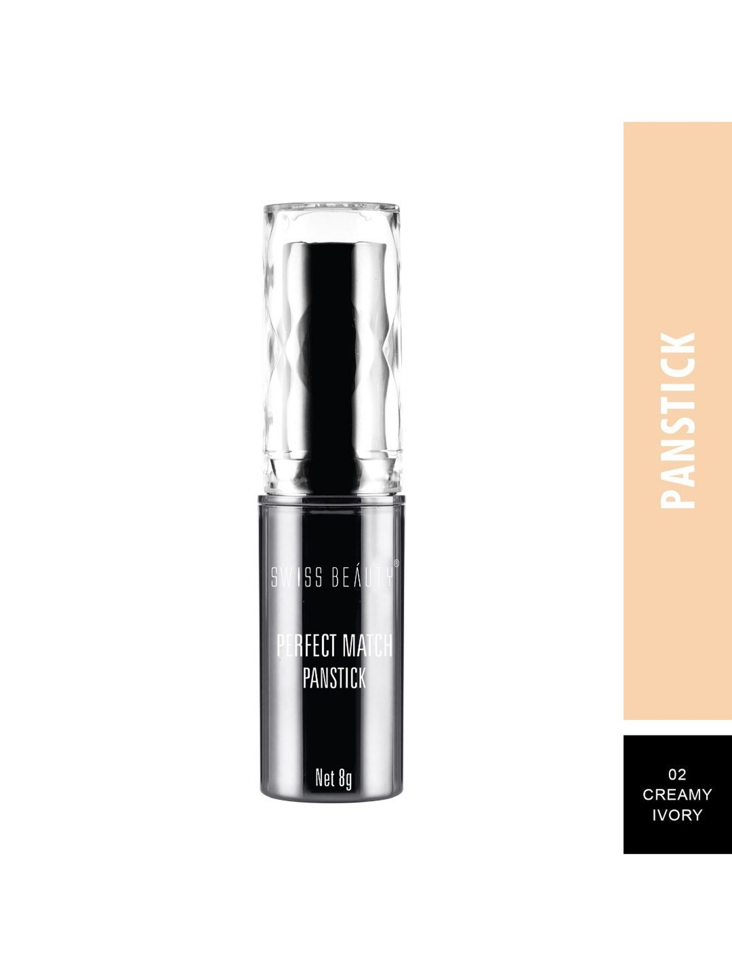 SWISS BEAUTY Perfect Match Panstick Concealer Creamy Ivory - 8 gm