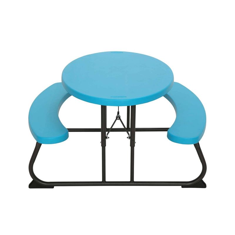 Kids Oval Patio Picnic Table Blue Glacier - Lifetime